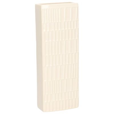 Waterverdamper - wit - keramiek - 400 ml - radiatorbak luchtbevochtiger - 7,4 x 18,6 cm