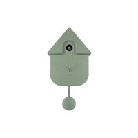 Wandklok Moderne Koekoek Metallic Groen