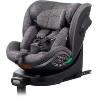 Seggiolino auto - BABYAUTO - SCUDDA GREY DOBBY - Dalla nascita a 12 anni - 0-36 kg - I-Size - ISOFIX - Girevole 360° - ECE R129