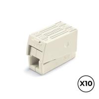 Snelsluiting Wago 9,5 x 20,4 x 15,5 mm 2,5 mm 3 conexiones (10 Stuks)