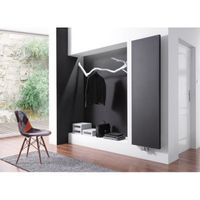 HR Badmeubelen Lupo Designradiator 61x162cm met middenaansluiting 805Watt wit