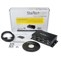 StarTech.com 8-poort USB naar DB9 RS232 Seriële Adapter Hub Industriële DIN-rail en Wandmontage - thumbnail