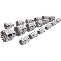 Vigor V1898 Dopsleutelinzetset 1/2 (12.5 mm) 17-delig - thumbnail