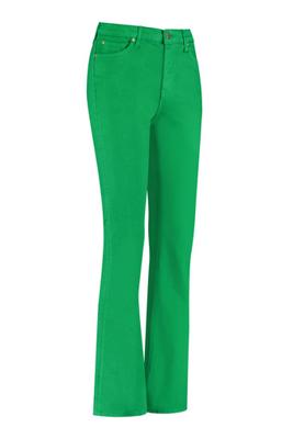 Elvira col denim trousers - apple green - 07095