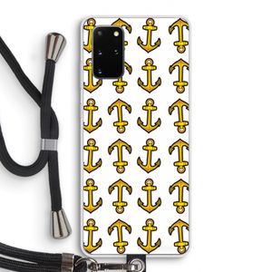 Musketon Anchor: Samsung Galaxy S20 Plus Transparant Hoesje met koord