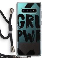 Girl Power #2: Samsung Galaxy S10 Plus Transparant Hoesje met koord