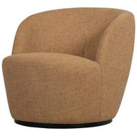 WOOOD Serra Draaifauteuil - Melange Stof - Curry - 68x70x77