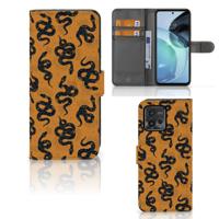 Telefoonhoesje | Met pasjeshouder | voor Motorola Moto G72 Snakes