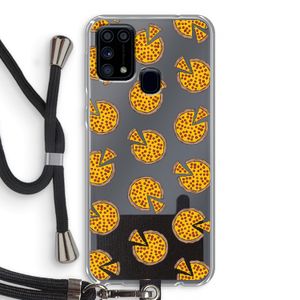 You Had Me At Pizza: Samsung Galaxy M31 Transparant Hoesje met koord
