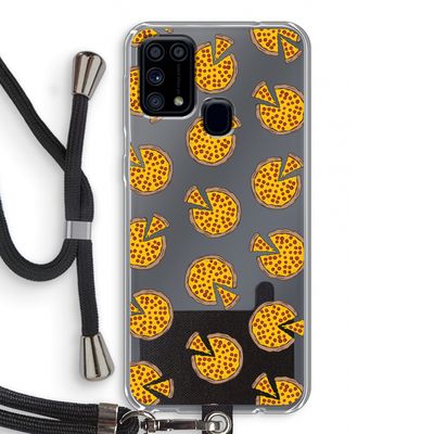 You Had Me At Pizza: Samsung Galaxy M31 Transparant Hoesje met koord