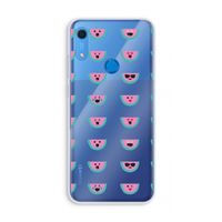 Smiley watermeloenprint: Huawei Y6s Transparant Hoesje