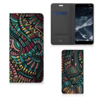 Nokia 5.1 (2018) | Hoesje met Magneet | Aztec