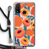 Perzik: Huawei P Smart (2020) Transparant Hoesje met koord Perzik: Huawei P Smart (2020) Transparant Hoesje met koord