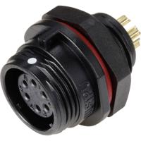 Weipu SP1312 / S 6 Ronde connector Bus, inbouw Totaal aantal polen: 6 Serie (ronde connectoren): SP13 1 stuk(s)