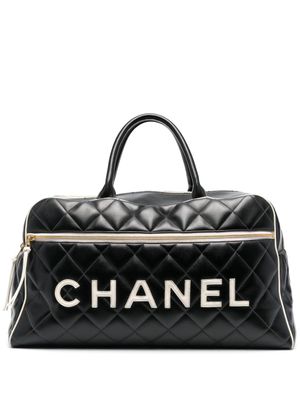 CHANEL Pre-Owned sac fourre-tout à matelassage losanges (1994-1996) - Noir