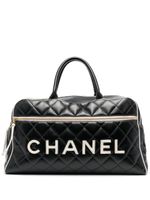 CHANEL Pre-Owned sac fourre-tout à matelassage losanges (1994-1996) - Noir - thumbnail