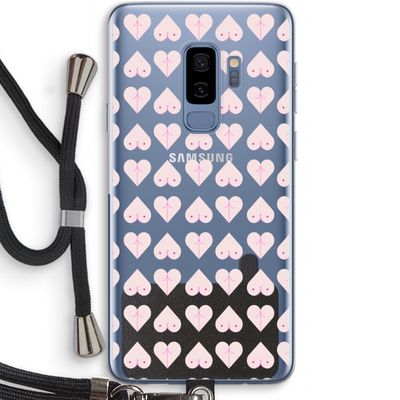 Ass 'n Titties: Samsung Galaxy S9 Plus Transparant Hoesje met koord
