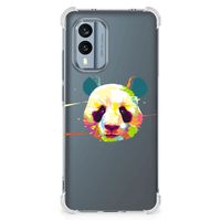 Nokia X30 Stevig Bumper Hoesje Panda Color - thumbnail