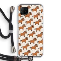Pony: Huawei P40 Lite Transparant Hoesje met koord