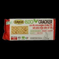Crackers olijfolie met zout rood bio 250 Gram