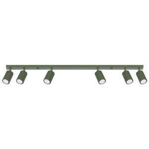 Plafondlamp KARBON 6L olijfgroen