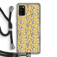 Haas: Samsung Galaxy A41 Transparant Hoesje met koord