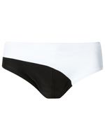 Amir Slama bicolor trunks - Blanc