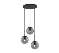 TRIO Balini plafondverlichting Antraciet E14