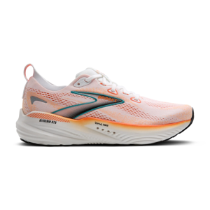 Brooks Glycerin GTS 22 hardloopschoenen white/orange/green/blue slate heren 43