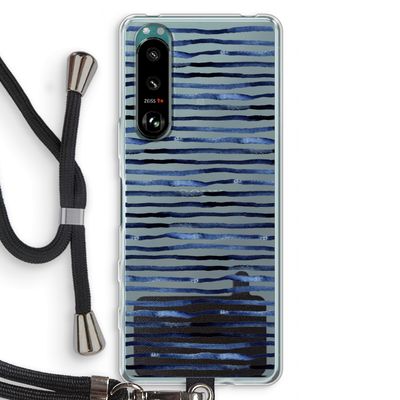 Verrassende lijnen: Sony Xperia 5 III Transparant Hoesje met koord