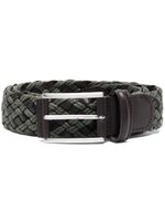 Anderson's ceinture en cuir tressé - Vert Anderson's ceinture en cuir tressé - Vert