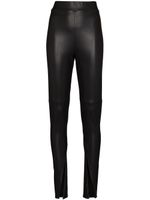 ALIX NYC pantalon Carlisle en cuir vegan - Noir