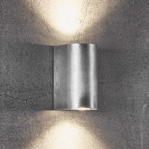 Wandlamp gegalvaniseerd up & downlighter &apos;Canto Maxi 2&apos; Nordlux GU10 buitenlicht 49721031