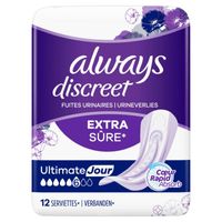 Always Discreet verband dames plus ultimate day (12 st)