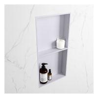 Wandnis Solid Surface Easy | In- en opbouw | 30x60x8 cm | 2 vakken | Cale