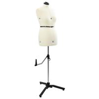 Verstelbare Jurkvorm Vrouw Crme m Fluweel