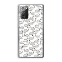 Zwanen: Samsung Galaxy Note 20 / Note 20 5G Transparant Hoesje