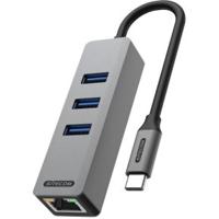 Sitecom USB-C to Ethernet + 3x USB hub