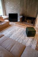 Louis de Poortere - 9114 Antiquarian Kelim Medina White - 280x390 cm Vintage Vloerkleed