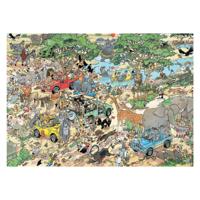 Jumbo Jan van haasteren legpuzzel - 2in1 safari & storm, 2x1000st.