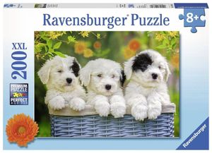 Ravensburger puzzel 200 stukjes XXL schattige puppies
