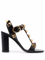 Valentino Garavani sandales Roman Stud 90 mm en cuir - Noir