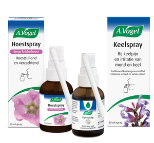 A.Vogel Keelspray 30ML + Hoestspray Droge Kriebelhoest 30ML Combiverpakking