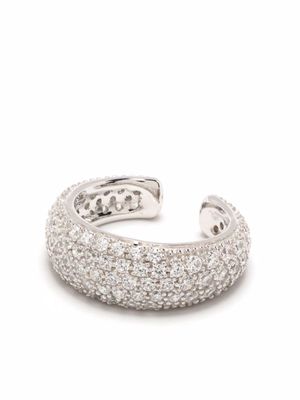 Tom Wood bijou d'oreille orné de cristaux - Argent