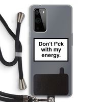 My energy: OnePlus 9 Pro Transparant Hoesje met koord