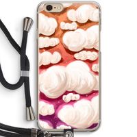 Katoen Wolken: iPhone 6 / 6S Transparant Hoesje met koord