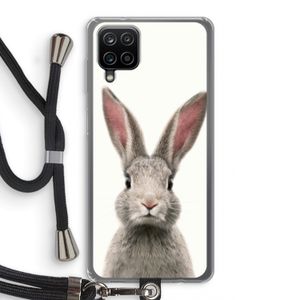 Daisy: Samsung Galaxy A12 Transparant Hoesje met koord