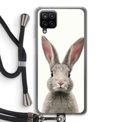 Daisy: Samsung Galaxy A12 Transparant Hoesje met koord