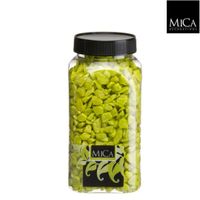 Marbles lichtgroen fles 1 kilogram - Mica Decorations - thumbnail