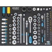 Hazet 163-369/104 Dopsleutelset Metrisch 3/4 (20 mm), 1/4 (6.3 mm), 1/2 (12.5 mm) 105-delig